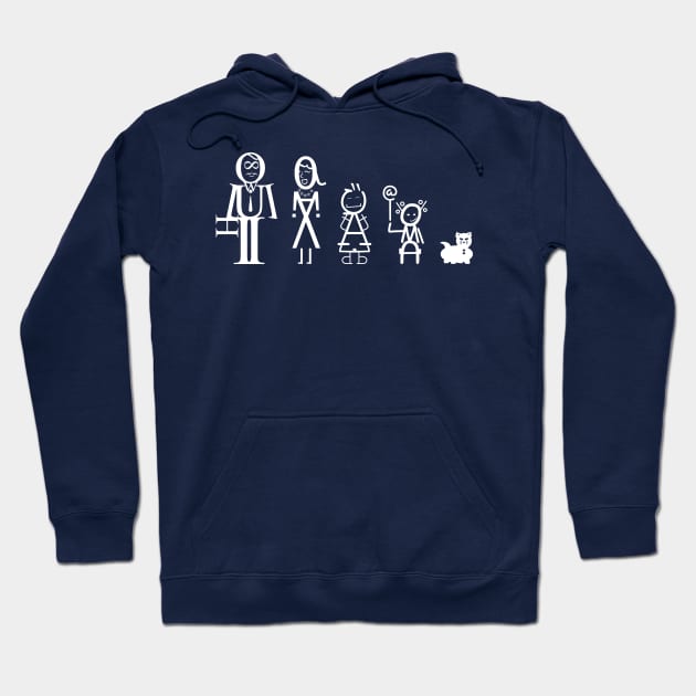 font-family Hoodie by HappyNerdShirts